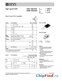 Datasheet 35N100A manufacturer IXYS