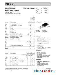 Datasheet 35N120AU1 производства IXYS