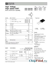 Datasheet 35N140A manufacturer IXYS