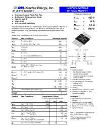 Datasheet DE275X2-501N16 manufacturer IXYS