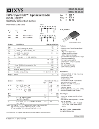 Datasheet DSEA16-06AC manufacturer IXYS