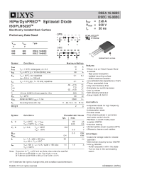 Datasheet DSEA16-06BC manufacturer IXYS