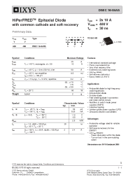 Datasheet DSEC16-04AS manufacturer IXYS