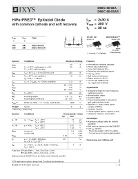 Datasheet DSEC60-03A manufacturer IXYS