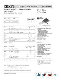 Datasheet DSEE6-06CC manufacturer IXYS