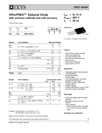 Datasheet DSEK30-02A manufacturer IXYS