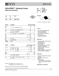 Datasheet DSEP12-12A manufacturer IXYS