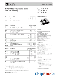 Datasheet DSEP2x31-03A manufacturer IXYS