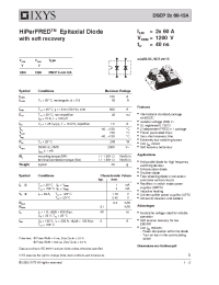 Datasheet DSEP2x60-12A manufacturer IXYS