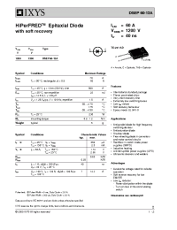 Datasheet DSEP60-12A manufacturer IXYS