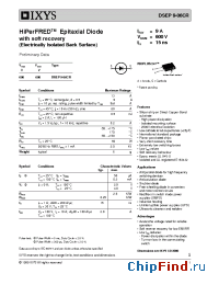 Datasheet DSEP9-06BR manufacturer IXYS
