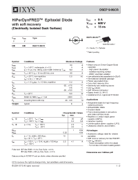 Datasheet DSEP9-06CR manufacturer IXYS
