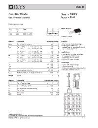 Datasheet DSIK45 manufacturer IXYS