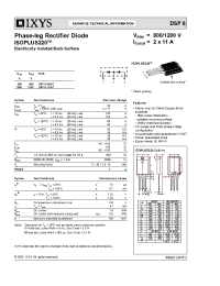 Datasheet DSP8-08AC manufacturer IXYS