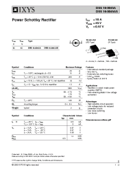 Datasheet DSS16-0045A manufacturer IXYS