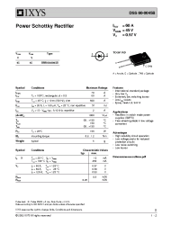 Datasheet DSS60-0045B manufacturer IXYS