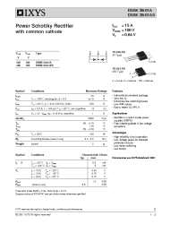 Datasheet DSSK28-01A производства IXYS