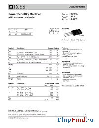 Datasheet DSSK80-0035A manufacturer IXYS