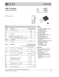 Datasheet FID36-06D manufacturer IXYS