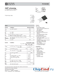 Datasheet FII30-06D manufacturer IXYS