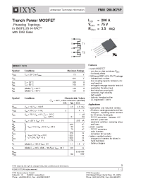 Datasheet FMM200-0075P manufacturer IXYS