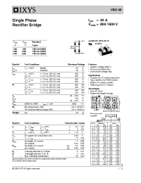 Datasheet IRFP450 manufacturer IXYS