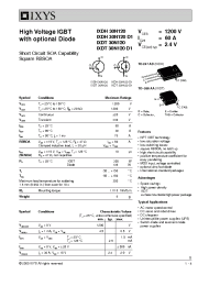 Datasheet IXDH30N120 manufacturer IXYS