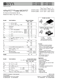 Datasheet IXFK36N60 manufacturer IXYS