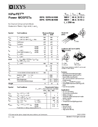 Datasheet IXFK48N50 manufacturer IXYS