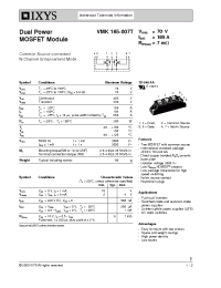 Datasheet IXFR50N50 manufacturer IXYS