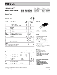 Datasheet IXGK50N60BU1 manufacturer IXYS