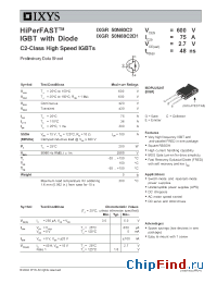 Datasheet IXGR50N60C2 manufacturer IXYS