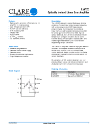 Datasheet LIA120 manufacturer IXYS