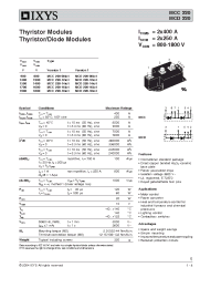 Datasheet MCD220-14IO1 manufacturer IXYS