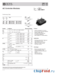 Datasheet MLO140-12IO7 manufacturer IXYS