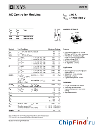 Datasheet MMO90-16IO6 manufacturer IXYS