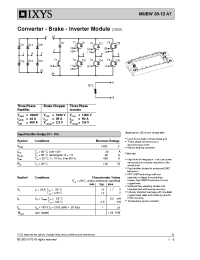 Datasheet MUBW35-12A7 manufacturer IXYS