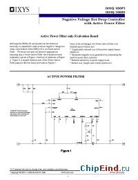 Datasheet NVHSPA1 manufacturer IXYS