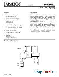Datasheet PDM21096LL-10 manufacturer IXYS