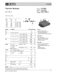 Datasheet VCA105 производства IXYS