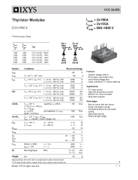 Datasheet VCC2X105-12IO7 manufacturer IXYS