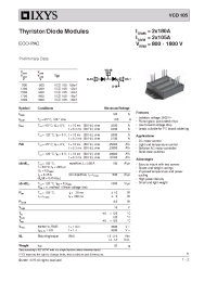 Datasheet VCD105 manufacturer IXYS