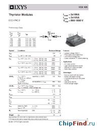 Datasheet VCK105-08IO7 manufacturer IXYS