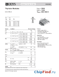 Datasheet VCO132-08IO7 manufacturer IXYS