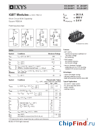 Datasheet VDI25-06P1 manufacturer IXYS