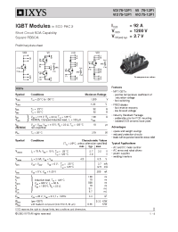 Datasheet VDI75-12P1 manufacturer IXYS