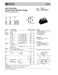 Datasheet VHF28-14IO5 manufacturer IXYS