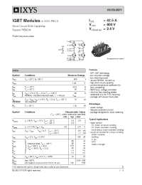 Datasheet VKI50-06P1 manufacturer IXYS