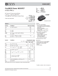Datasheet VKM40-06P1 manufacturer IXYS
