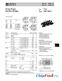Datasheet VTOF70-14IO7 производства IXYS